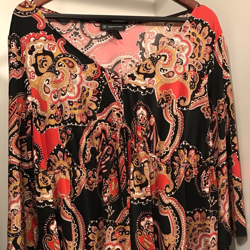 INC paisley dress
